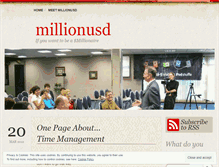 Tablet Screenshot of millionusd.wordpress.com