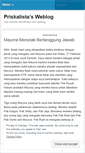 Mobile Screenshot of priskalista.wordpress.com