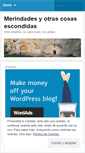 Mobile Screenshot of merindades.wordpress.com