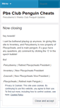 Mobile Screenshot of pbscpcheats.wordpress.com