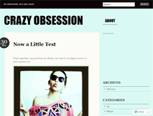 Tablet Screenshot of crazeeobsession.wordpress.com