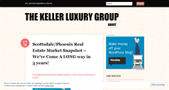 Desktop Screenshot of kellerluxurygroup.wordpress.com