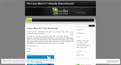 Desktop Screenshot of linuxminte17.wordpress.com