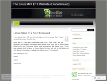 Tablet Screenshot of linuxminte17.wordpress.com