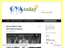 Tablet Screenshot of gyatoday.wordpress.com