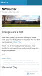 Mobile Screenshot of nwknitter.wordpress.com