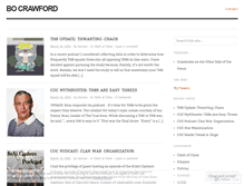 Tablet Screenshot of bocrawford.wordpress.com