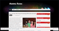 Desktop Screenshot of makingroomasd.wordpress.com