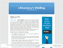 Tablet Screenshot of lifecenturynutrition.wordpress.com