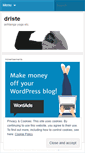 Mobile Screenshot of driste.wordpress.com