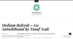 Desktop Screenshot of mahzarecd.wordpress.com