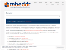 Tablet Screenshot of mbeddr.wordpress.com