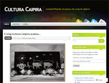 Tablet Screenshot of culturacaipira.wordpress.com