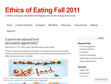 Tablet Screenshot of ethicsofeatingconference.wordpress.com