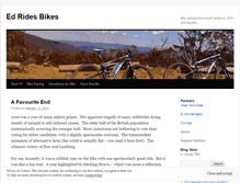 Tablet Screenshot of edridesbikes.wordpress.com