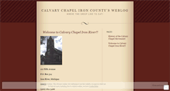 Desktop Screenshot of calvarychapelironcounty.wordpress.com
