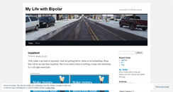 Desktop Screenshot of mylifewithbipolar.wordpress.com