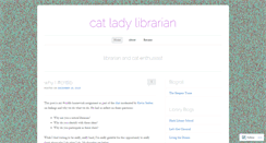 Desktop Screenshot of catladylibrarian.wordpress.com