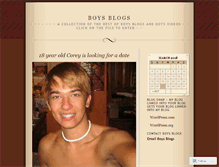 Tablet Screenshot of boysblogs.wordpress.com