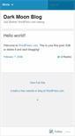 Mobile Screenshot of darkmoon.wordpress.com