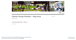 Desktop Screenshot of pdxtransport2.wordpress.com