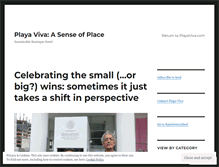 Tablet Screenshot of playaviva.wordpress.com