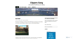 Desktop Screenshot of clippersgang.wordpress.com