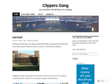 Tablet Screenshot of clippersgang.wordpress.com
