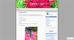 Desktop Screenshot of commeczoli.wordpress.com