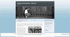 Desktop Screenshot of infs518.wordpress.com