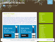 Tablet Screenshot of egwights.wordpress.com