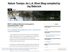 Tablet Screenshot of naturetrumps.wordpress.com