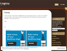 Tablet Screenshot of lizgizzy.wordpress.com