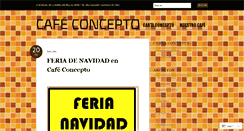 Desktop Screenshot of cafeconcepto.wordpress.com