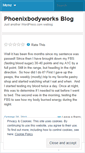 Mobile Screenshot of phoenixbodyworks.wordpress.com