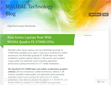 Tablet Screenshot of malibal.wordpress.com