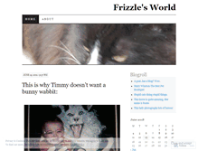 Tablet Screenshot of frizzlesworld.wordpress.com