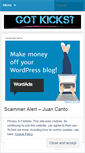 Mobile Screenshot of gotkicksla.wordpress.com