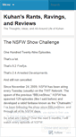 Mobile Screenshot of kuhanrants.wordpress.com