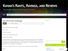 Tablet Screenshot of kuhanrants.wordpress.com