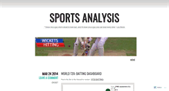 Desktop Screenshot of analysesport.wordpress.com