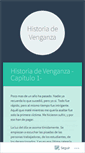 Mobile Screenshot of historiadevenganza.wordpress.com