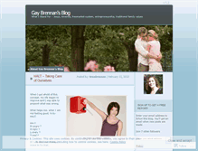 Tablet Screenshot of gaybrennan.wordpress.com