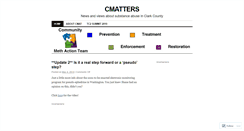 Desktop Screenshot of cmatters.wordpress.com