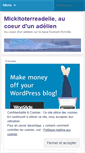 Mobile Screenshot of mickitoterreadelie.wordpress.com