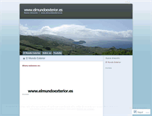 Tablet Screenshot of mundoexterior.wordpress.com