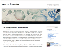 Tablet Screenshot of learningthebrain.wordpress.com