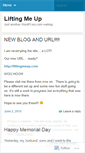 Mobile Screenshot of liftingmeup.wordpress.com