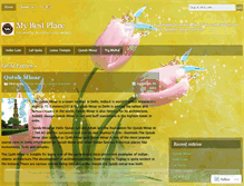 Tablet Screenshot of mybestplace.wordpress.com