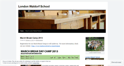 Desktop Screenshot of londonwaldorf.wordpress.com